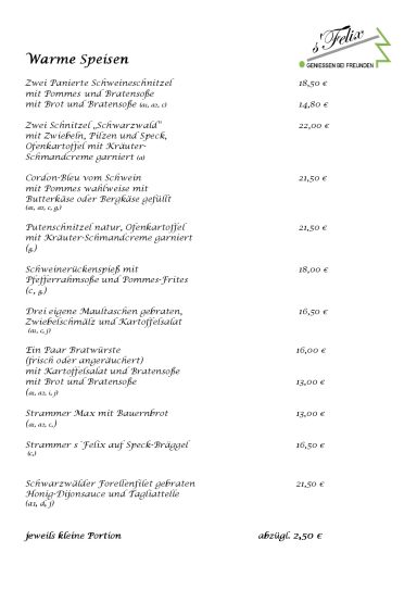 Warme Hauptgerichte